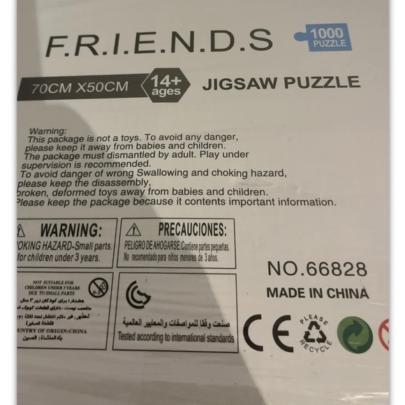 Friends Television Series 1000 Piece Jigsaw Puzzle New In Box Central Perk - Picture 3 of 3
